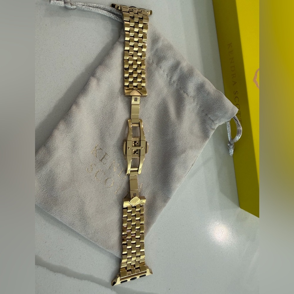 Kendra Scott Alex 5 Link Watch Band-Gold Tone - Picture 10 of 14